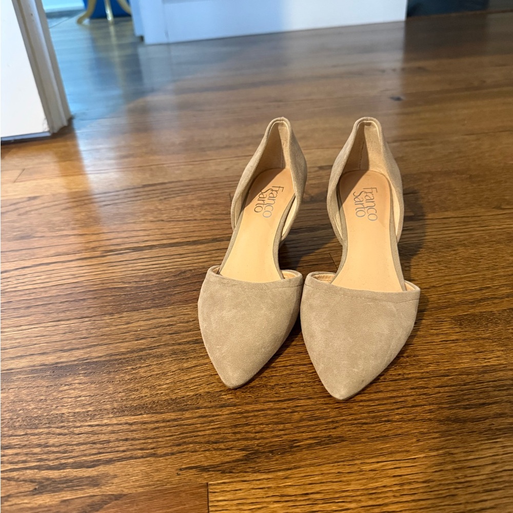 Franco Sarto Suede Heels